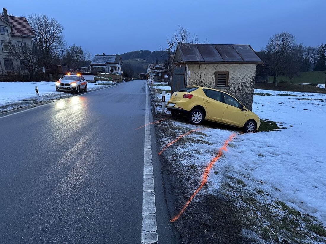 Am 26. Januar 2026 kam es in Reute zu einem Selbstunfall. Eine 18-Jährige verlor in der Kurve die Kontrolle über ihr Fahrzeug.