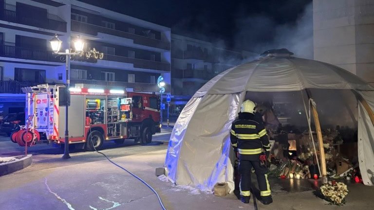 Brand in Crans-Montana: Gedenkstätte schwer beschädigt, kein Verletzter!