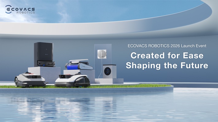ECOVACS präsentiert intelligente Haushaltsroboter für Frühjahr 2026!
