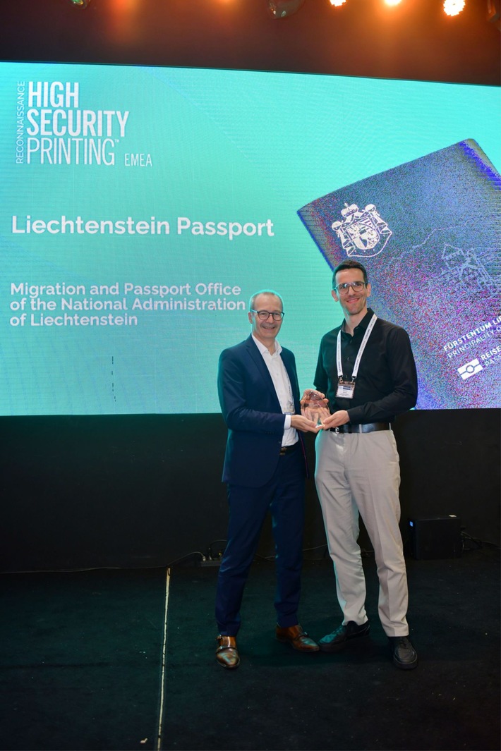 Liechtenstein sichert sich HSP Award für besten neuen Reisepass 2026!