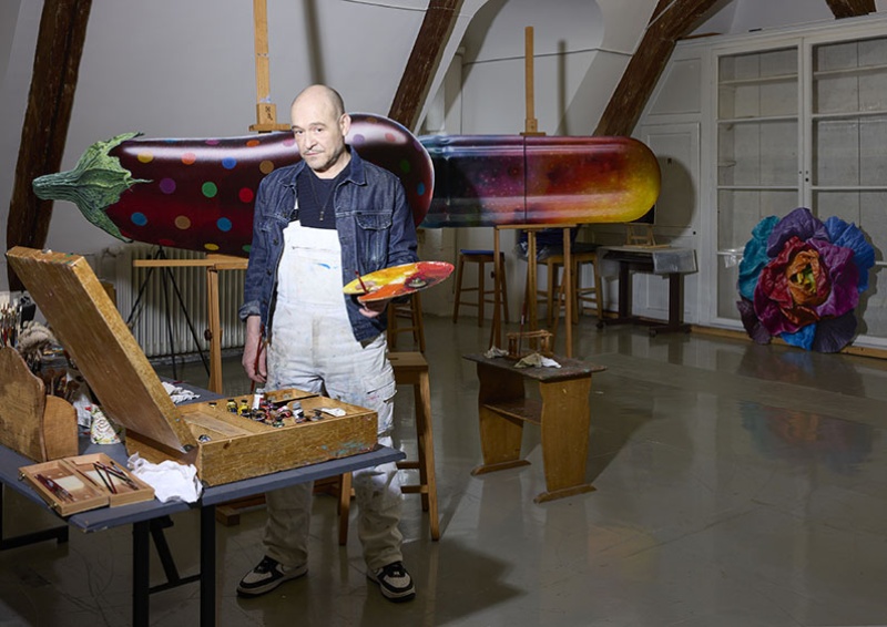 Olivier Zappelli öffnet Atelier für „Explositions!“ – Besuchen Sie ihn!