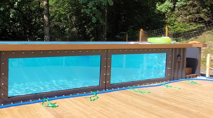 Revolution im Schwimmbadbau: Der Containerpool von Cubepools begeistert!