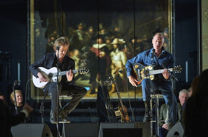 Sting verzaubert im Rijksmuseum: Konzert mit Rembrandts Meisterwerken