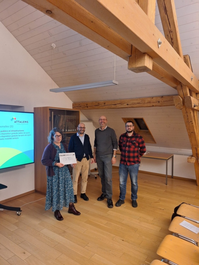 Attalens erhält prestigeträchtiges «Gesunde Gemeinde»-Label mit 3 Sternen!