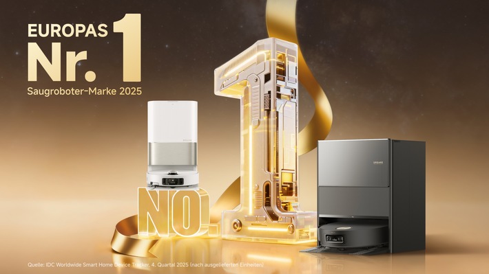 Dreame wird 2025 Europas Nr. 1 bei Saugrobotern – Ein Riesenerfolg!