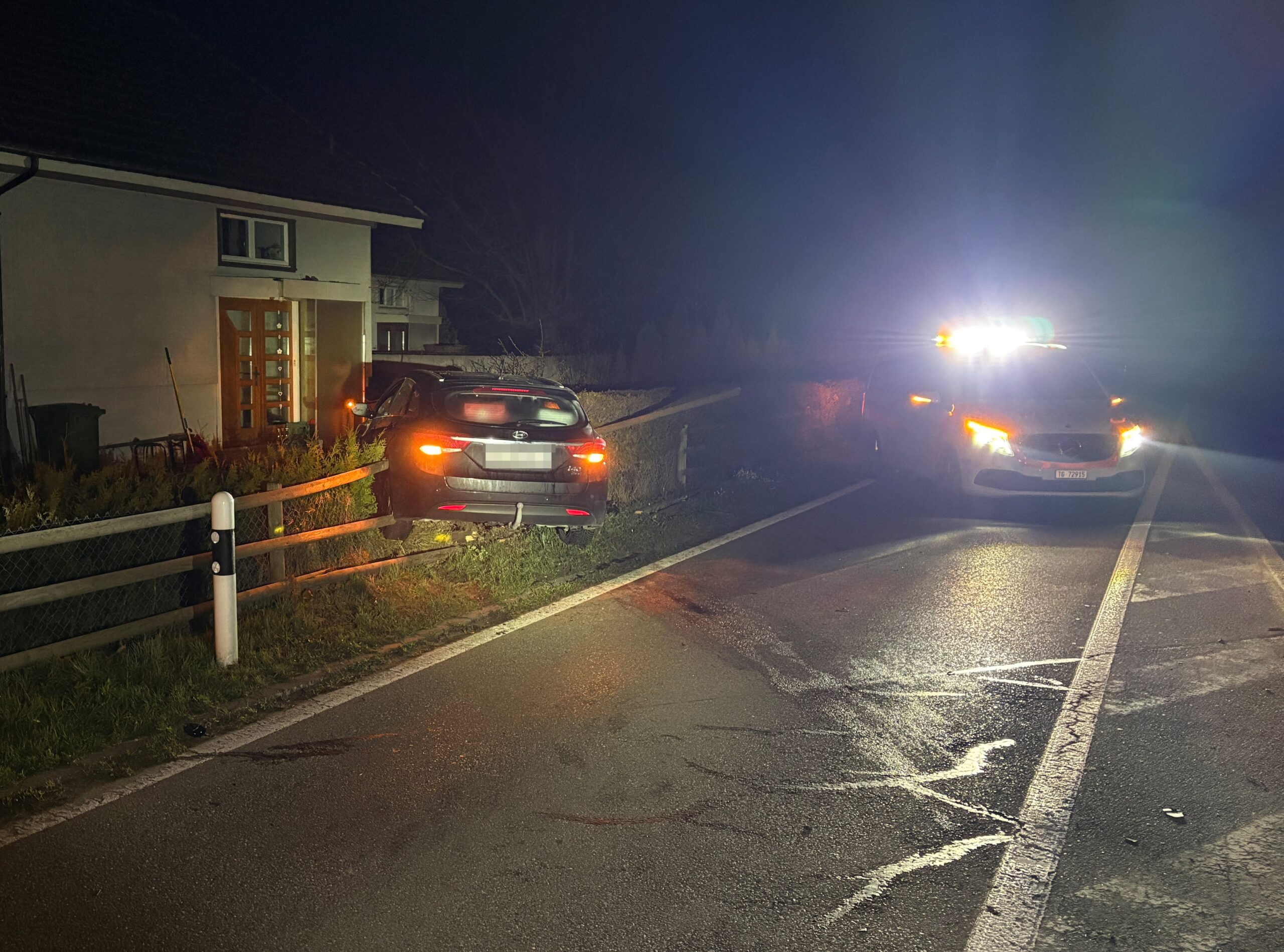Führerausweis weg! Unfallfahrer in Wittenwil schwer ermahnt