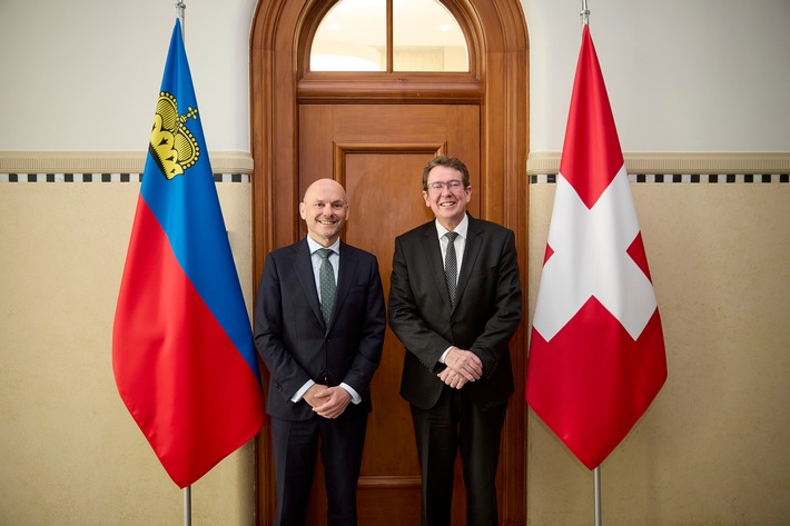 Spannende Gespräche: Liechtensteiner Minister trifft Bundesrat Rösti!