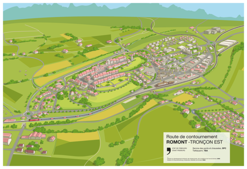 Verkehrsberuhigung in Les Chavannes: Umfahrung schafft neue Wege!