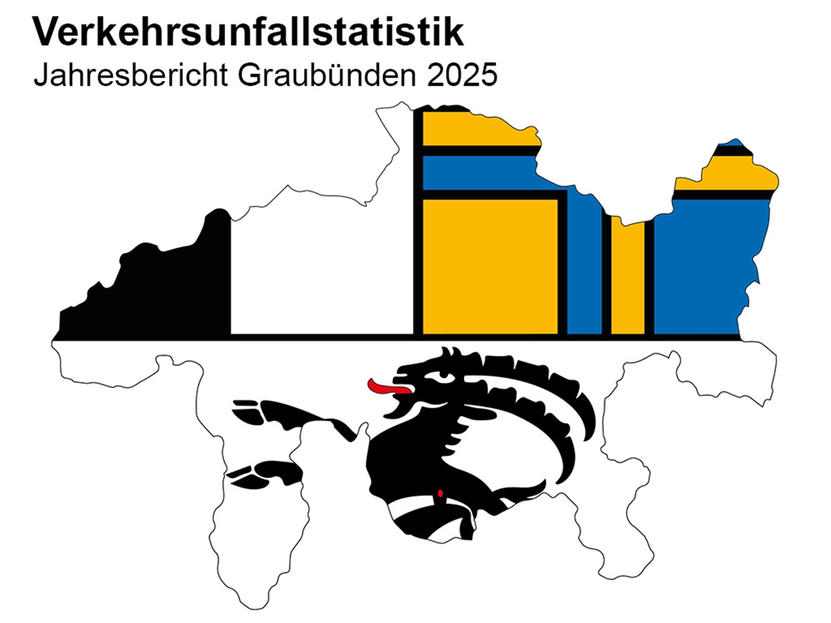 Verkehrsunfälle in Graubünden 2025: Rückgang bei Toten und Alkoholfahrten