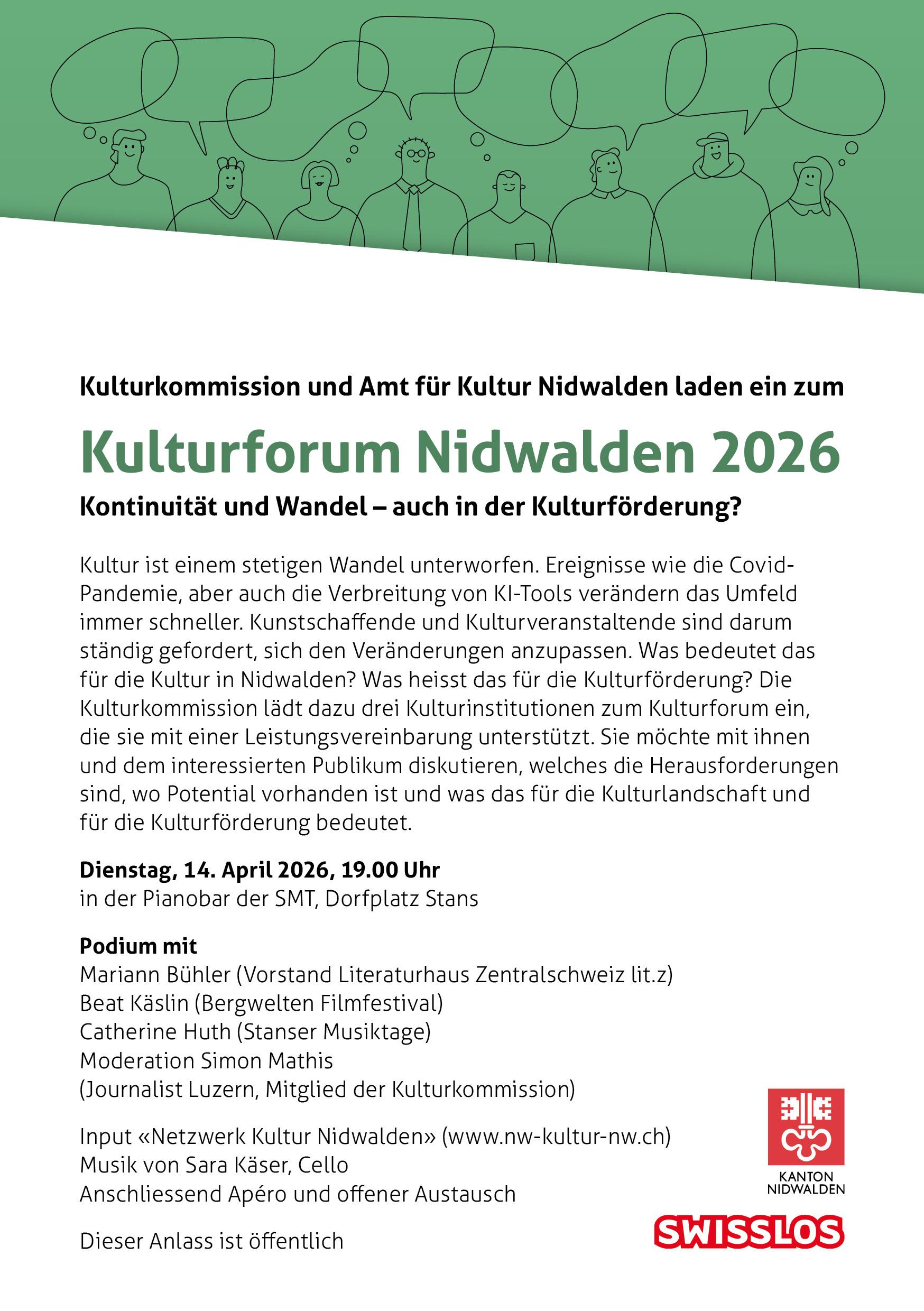 Kultur im Wandel: Herausforderungen und Chancen in Nidwalden entdecken!