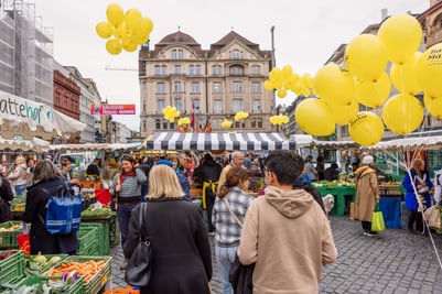 Stadtmarkt Basel 2026: Frische Erdbeeren und Spargel trotz Baustelle!